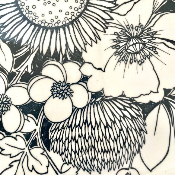 Vintage MCM Serving Platter by Alfred Meakin Samoa Pattern Made in England - Picture 7 of 9